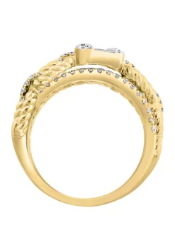 Best deal 👍 1/2 ct. t.w. Diamond Ring in 14K Yellow Gold by Effy® 🧨 -Effy® Sales Shop Belk 3705