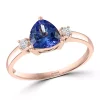 Best Sale 🔔 14k Rose Gold Diamond, Tanzanite Ring by Effy® 🧨