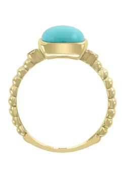 Best deal 💯 1/10 ct. t.w. Diamond and 2 ct. t.w. Turquoise Ring in 14K Yellow Gold by Effy® 😀 7 Best deal 💯 1/10 ct. t.w. Diamond and 2 ct. t.w. Turquoise Ring in 14K Yellow Gold by Effy® 😀 -Effy® Sales Shop Belk 3738