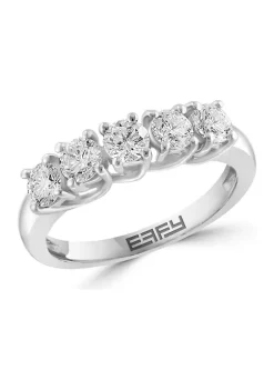 Outlet ⌛ 1 ct. t.w. Diamond Band in 14K White Gold by Effy® 👏