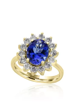 Best reviews of 🔥 Tanzanite and Diamond Ring in 14K Yellow Gold by Effy® 🎉