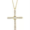 Deals 💯 5/8 ct. t.w. Diamond Cross Pendant Necklace in 14K Yellow Gold by Effy® ✨