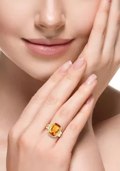 Cheapest ⭐ 14K Yellow Gold Diamond and Citrine Ring by Effy® 🔔 -Effy® Sales Shop Belk 3863