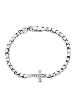 Top 10 💯 Men's 5/8 ct. t.w. White Sapphire Sterling Silver Bracelet by Effy® ✨