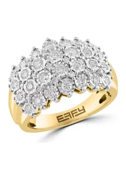 Best deal ✨ Diamond Ring in 14K White and Yellow Gold by Effy® ✨