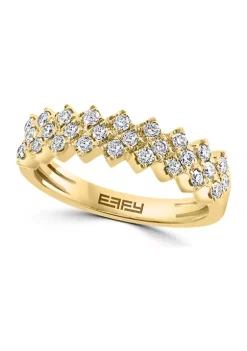 Best reviews of 😍 Diamond Ring in 14K Yellow Gold by Effy® 🌟