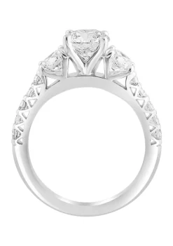Promo 😍 Lab Created 14K White Gold Lab Grown Diamond Ring (with 1 ct. t.w. Center Size) by Effy® 🤩 -Effy® Sales Shop Belk 3910