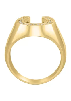 Best deal 🛒 Men's 1/4 ct. t.w. Diamond Ring in 14K Yellow Gold by Effy® ⭐ -Effy® Sales Shop Belk 3916