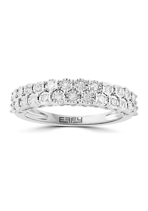 Hot Sale 🧨 1/4 ct. t.w. Diamond and 4.45 ct. t.w. Blue Topaz Pendant Necklace in 14K White Gold by Effy® 🤩 4 Hot Sale 🧨 1/4 ct. t.w. Diamond and 4.45 ct. t.w. Blue Topaz Pendant Necklace in 14K White Gold by Effy® 🤩 - Image 4