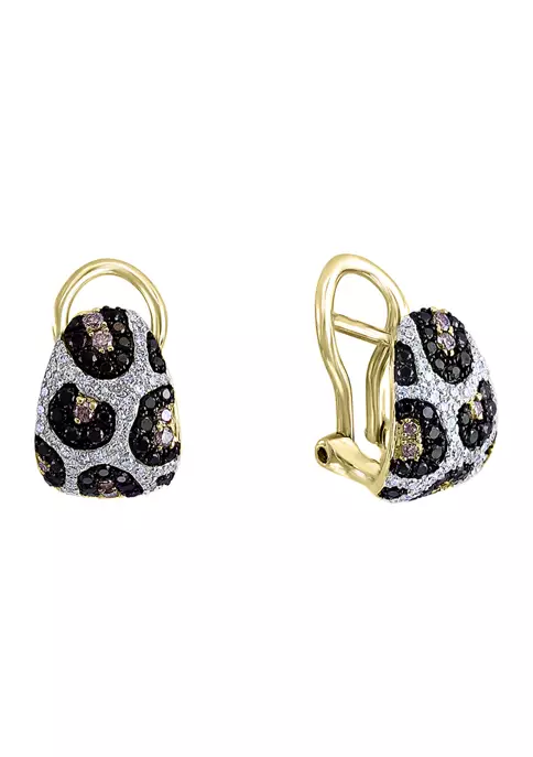 Buy ⭐ 1.12 ct. t.w. Multi Diamond Earrings in 14K Yellow Gold by Effy® 🌟 2 Buy ⭐ 1.12 ct. t.w. Multi Diamond Earrings in 14K Yellow Gold by Effy® 🌟 - Image 2