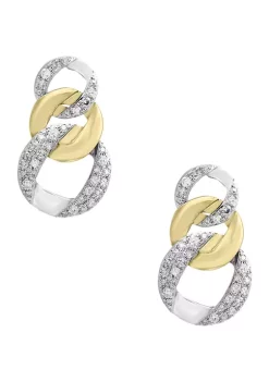 Coupon 🎉 1/3 ct. t.w. Diamond Earrings in 14K Two Tone Gold by Effy® 🛒 -Effy® Sales Shop Belk 4036