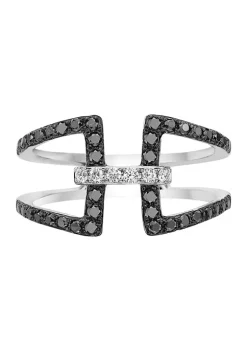 Budget 🔥 Caviar 1/2 ct. t.w. Diamond Ring in 14K White Gold by Effy® ⭐