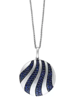 Wholesale 🤩 925 Sterling Silver Sapphire Pendant by Effy® 🤩