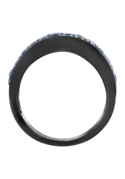 Outlet 👍 Men's 3 ct. t.w. London Blue Topaz Band in Sterling Silver by Effy® 🛒 -Effy® Sales Shop Belk 4152