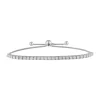 Outlet 😉 Sterling Silver 1/4 ct. t.w. Diamond Miracle Set Bolo Bracelet by Effy® 🛒