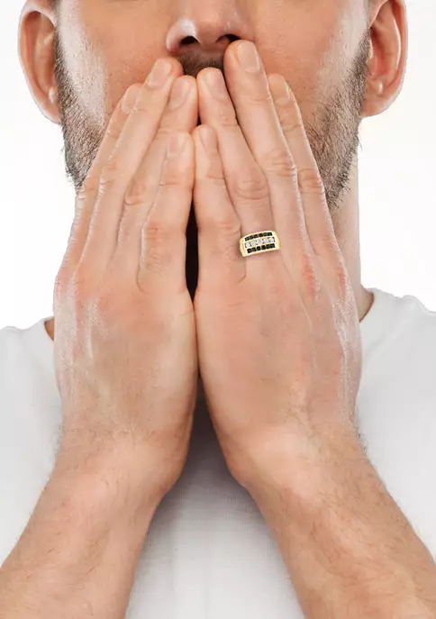 Cheapest 😀 Men's 1.92 ct. t.w. Black Diamond Ring in 14K Yellow Gold by Effy® 🛒 5 Cheapest 😀 Men's 1.92 ct. t.w. Black Diamond Ring in 14K Yellow Gold by Effy® 🛒 - Image 5