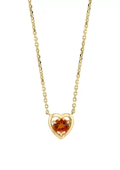 Coupon 💯 925 Gold Plated Silver Citrine Necklace by Effy® 👏 -Effy® Sales Shop Belk 4208