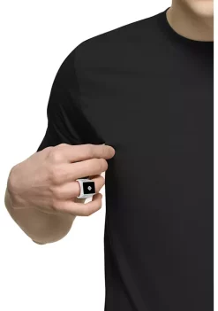 New 🎉 1/8 ct. t.w. Diamond and 5.82 ct. t.w. Onyx Ring in Sterling Silver by Effy® ⭐ -Effy® Sales Shop Belk 4221