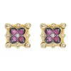 Brand new 💯 14K Yellow Gold Diamond and Ruby Diversa Earrings by Effy® 🥰