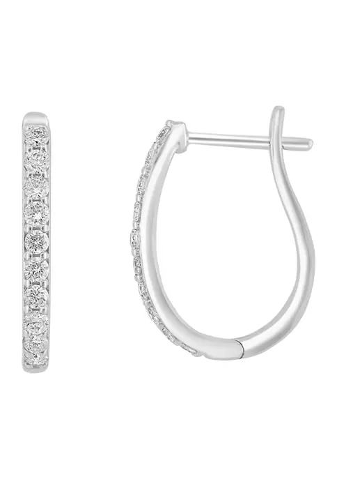 Brand new 👏 Diamond Earrings in 14K White Gold by Effy® 👏 1 Brand new 👏 Diamond Earrings in 14K White Gold by Effy® 👏
