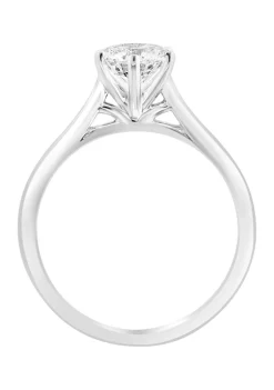 Outlet ⌛ Lab Created 14K White Gold Lab Grown Diamond Ring (With 1 ct. t.w. Center Size) by Effy® 🎉 -Effy® Sales Shop Belk 4325