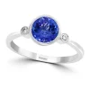 Top 10 🛒 1/10 ct. t.w. Diamond and 1.23 ct. t.w. Tanzanite Ring in 14K White Gold by Effy® 🧨