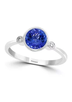 Top 10 🛒 1/10 ct. t.w. Diamond and 1.23 ct. t.w. Tanzanite Ring in 14K White Gold by Effy® 🧨 9 Top 10 🛒 1/10 ct. t.w. Diamond and 1.23 ct. t.w. Tanzanite Ring in 14K White Gold by Effy® 🧨 -Effy® Sales Shop Belk 4342