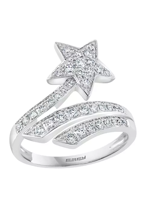 Outlet 😉 3/8 ct. t.w. Diamond Ring in 14K White Gold by Effy® 🛒 1 Outlet 😉 3/8 ct. t.w. Diamond Ring in 14K White Gold by Effy® 🛒