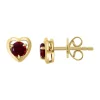 Best deal 🤩 925 Gold Plated Silver Garnet Earrings by Effy® 🧨