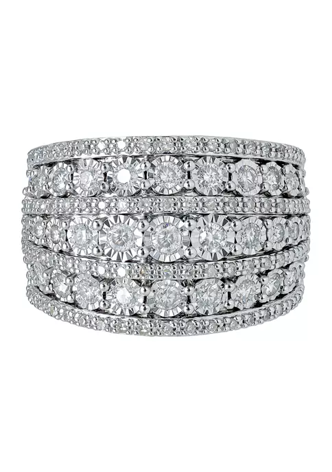 New 😉 14K White Gold Diamond Ring by Effy® ❤️ 4 New 😉 14K White Gold Diamond Ring by Effy® ❤️ - Image 4