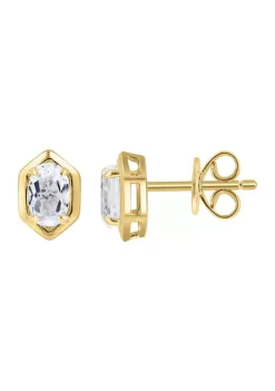 Best deal 🔔 925 Gold Plated Silver White Topaz Earrings by Effy® 😍