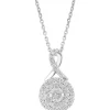 Coupon 🥰 3/4 ct. t.w. Diamond Pendant Necklace in 10K White Gold by Effy® 😉