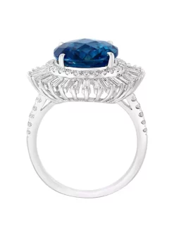 Promo ⭐ 1.23 ct. t.w. Diamond and 8.85 ct. t.w. London Blue Topaz Ring in 14K White Gold by Effy® 👏 8 Promo ⭐ 1.23 ct. t.w. Diamond and 8.85 ct. t.w. London Blue Topaz Ring in 14K White Gold by Effy® 👏 -Effy® Sales Shop Belk 4496
