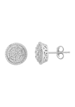 Best Sale 😀 Diamond Earrings in Sterling Silver by Effy® 😍