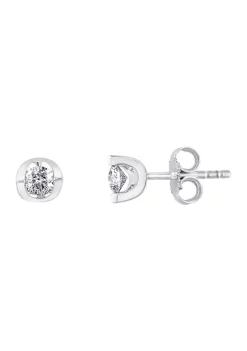 Budget 😉 1/4 ct. t.w. Diamond Earrings in 14K White Gold by Effy® ⌛