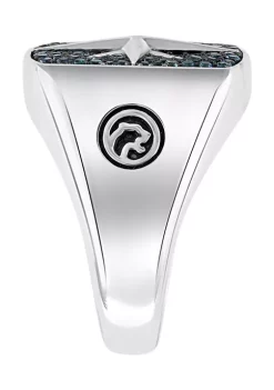 Flash Sale 👍 Men's 3/4 ct. t.w. London Blue Topaz Star Ring in Sterling Silver by Effy® 🔔 -Effy® Sales Shop Belk 4527