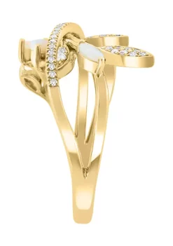 New ✨ 14K Yellow Gold Diamond and Opal Ring by Effy® 👍 9 New ✨ 14K Yellow Gold Diamond and Opal Ring by Effy® 👍 -Effy® Sales Shop Belk 4557