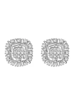 Discount ❤️ 1/5 ct. t.w. Diamond Earrings in Sterling Silver by Effy® 🎁