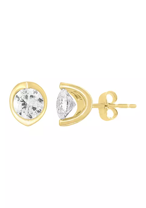 Cheap 🎁 14K Yellow Gold Diamond Earrings by Effy® 👍 3 Cheap 🎁 14K Yellow Gold Diamond Earrings by Effy® 👍 - Image 3