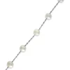 Hot Sale 👏 Freshwater Pearl Tennis Bracelet in 14K White Gold by Effy® 🎁