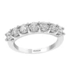 New 🥰 5/8 ct. t.w. Diamond Miracle Set Ring in 14K White Gold by Effy® 😀
