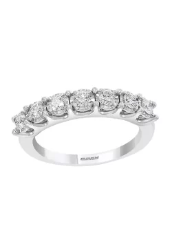 New 🥰 5/8 ct. t.w. Diamond Miracle Set Ring in 14K White Gold by Effy® 😀