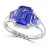 Best deal ⌛ 14K White Gold Diamond and Tanzanite Ring by Effy® ✔️