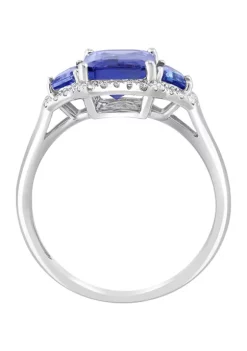 Best deal ⌛ 14K White Gold Diamond and Tanzanite Ring by Effy® ✔️ -Effy® Sales Shop Belk 4689