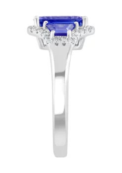 Best deal ⌛ 14K White Gold Diamond and Tanzanite Ring by Effy® ✔️ -Effy® Sales Shop Belk 4690