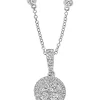 Budget 😍 3/4 ct. t.w. Diamond Pendant Necklace in 14K White Gold by Effy® 🧨