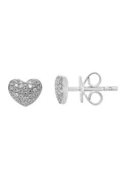 Best Sale 🤩 1/5 ct. t.w. Diamond Heart Earrings in Sterling Silver by Effy® 🤩 7 Best Sale 🤩 1/5 ct. t.w. Diamond Heart Earrings in Sterling Silver by Effy® 🤩 -Effy® Sales Shop Belk 4715
