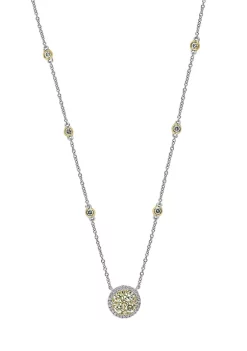 New ⭐ 1.33 ct. t.w. Diamond Canaré Pendant Necklace in 14K Two Tone Gold by Effy® 🤩