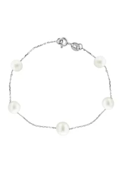 Hot Sale 😍 Freshwater Pearl Bracelet in Sterling Silver by Effy® 😀 -Effy® Sales Shop Belk 477