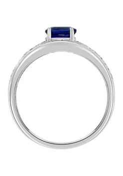 Cheap ✔️ 1/2 ct. t.w. Natural Sapphire and 1/6 ct. t.w. Diamond Ring in Sterling Silver by Effy® 💯 7 Cheap ✔️ 1/2 ct. t.w. Natural Sapphire and 1/6 ct. t.w. Diamond Ring in Sterling Silver by Effy® 💯 -Effy® Sales Shop Belk 4801
